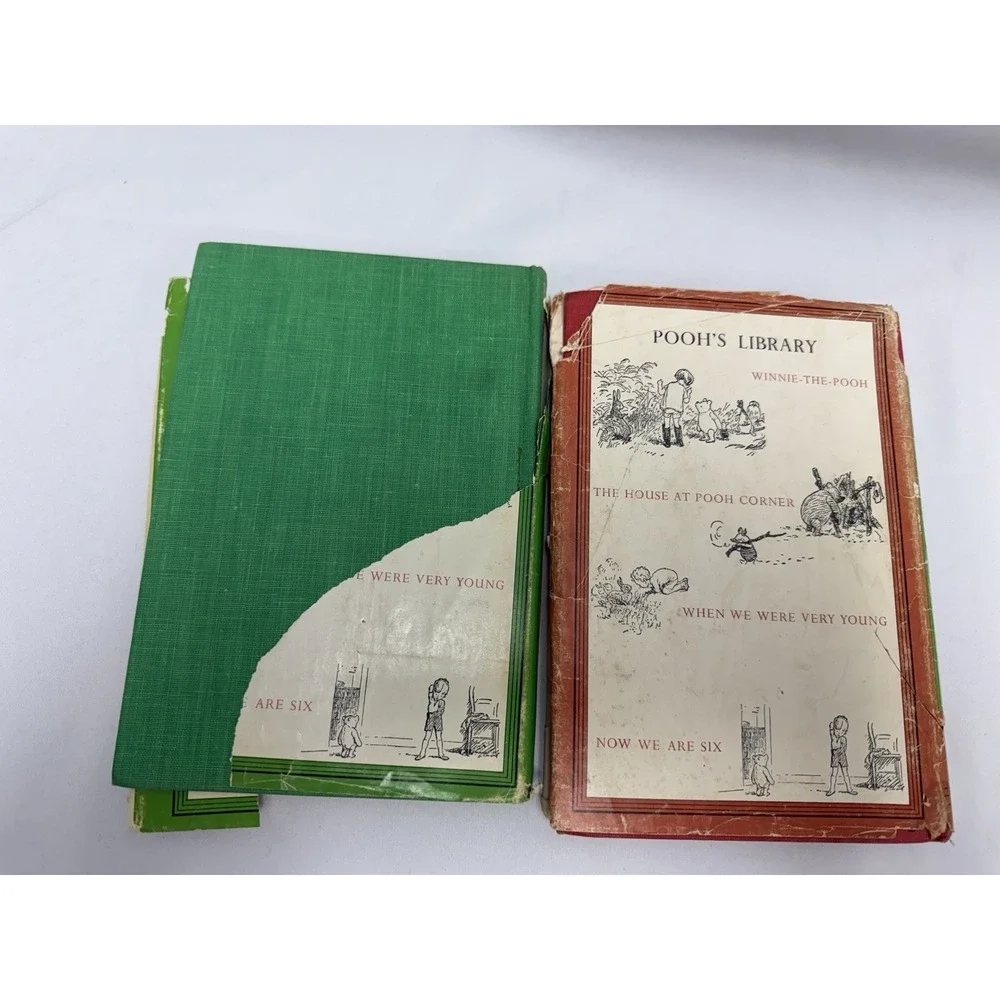 A A Milne Book Lot Winnie the Pooh When We Were Very Young 1924 1926